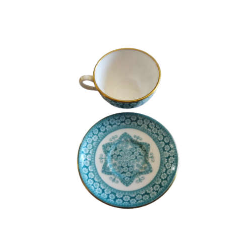 Spode Primrose Light Blue Primrose Miniature Tea Cup and Saucer