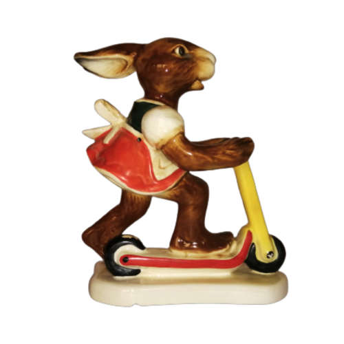 Goebel Germany Rabbit Bavarian Hanna Bunny Girl Scooter