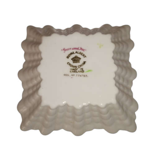 Royal Albert Green Wood Trees Square Trinket Dish