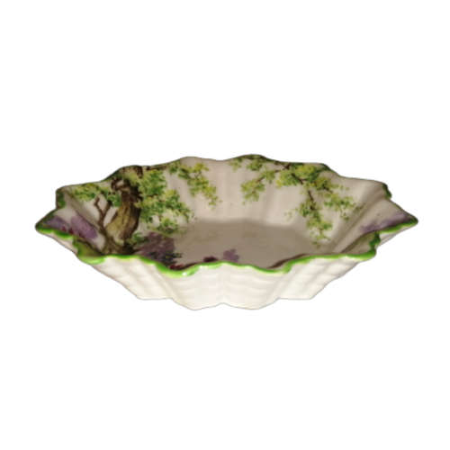 Royal Albert Green Wood Trees Square Trinket Dish