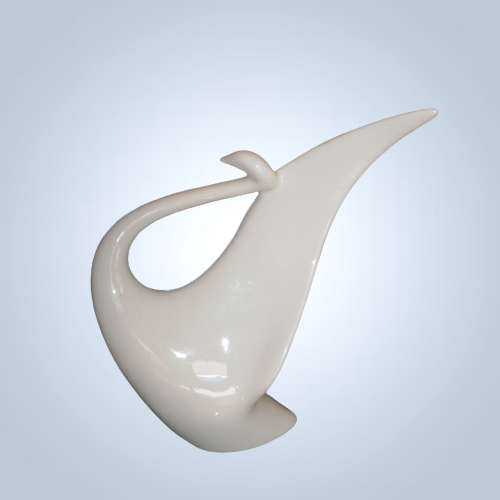 Royal Dux Porcelain Swan by Jaroslav Jezek Czechoslovakia