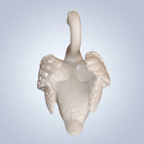 Lladro Swan Wings Spread Figurine Sculpture C1983 Retired