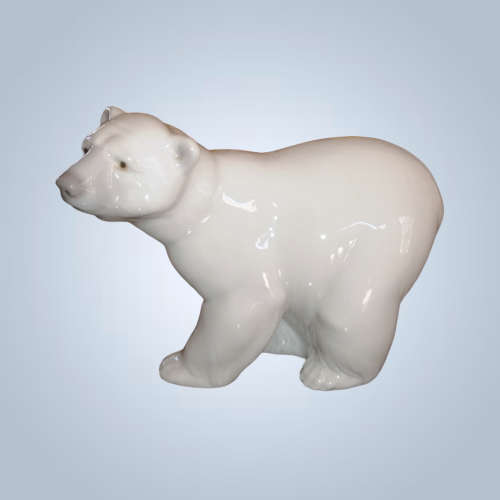 Lladro Large Standing Polar Bear Figurine
