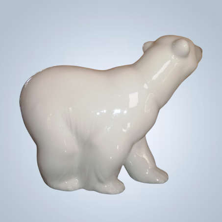 Lladro Large Standing Polar Bear Figurine