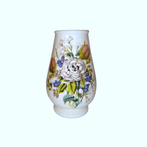 Portmeirion white with flowers Vase