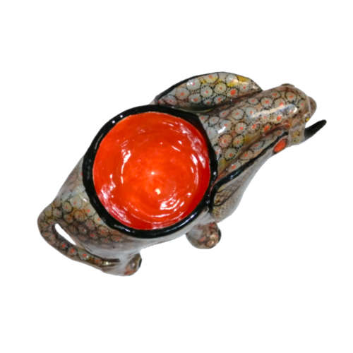 Ardmore Style Love Art Elephant Dish Superb Detail