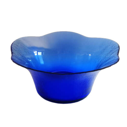 Stunning Large Blue Glass Vase