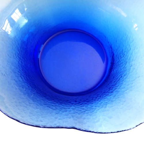Stunning Large Blue Glass Vase
