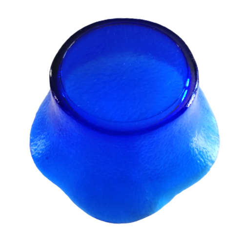 Stunning Large Blue Glass Vase