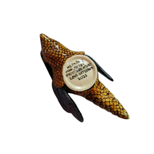 Ardmore Style Love Art Moth Butterfly Dish Superb Detail