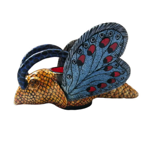Ardmore Style Love Art Moth Butterfly Dish Superb Detail