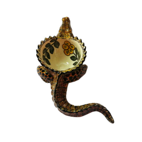 Ardmore Style Love Art Crocodile Dish Superb Detail