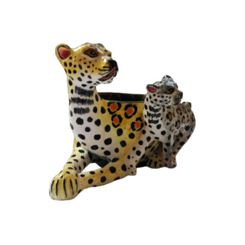 Ardmore Style Love Art Leopard Dish Superb Detail