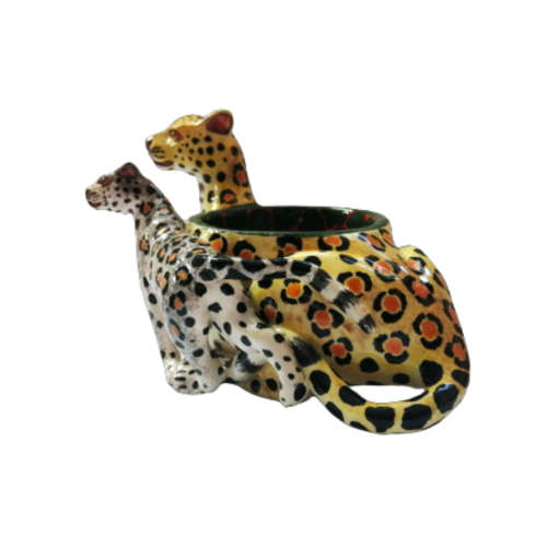 Ardmore Style Love Art Leopard Dish Superb Detail