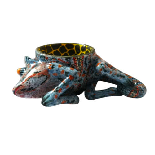 Ardmore Style Love Art Chameleon Dish Superb Detail