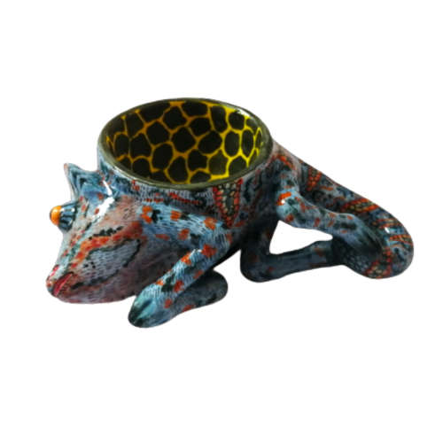 Ardmore Style Love Art Chameleon Dish Superb Detail