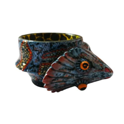 Ardmore Style Love Art Chameleon Dish Superb Detail