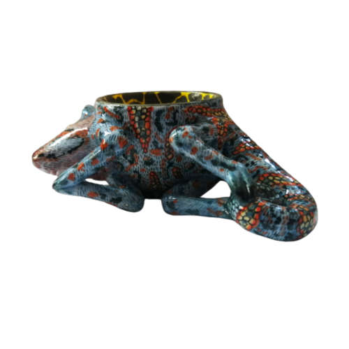Ardmore Style Love Art Chameleon Dish Superb Detail
