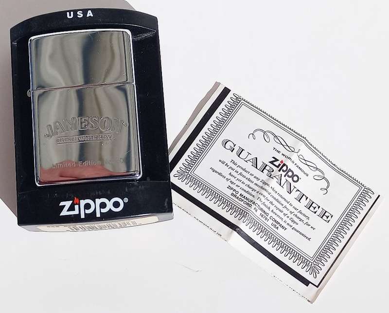 Zippo Lighter-Jamerson Irish Whiskey-As New, Never been used