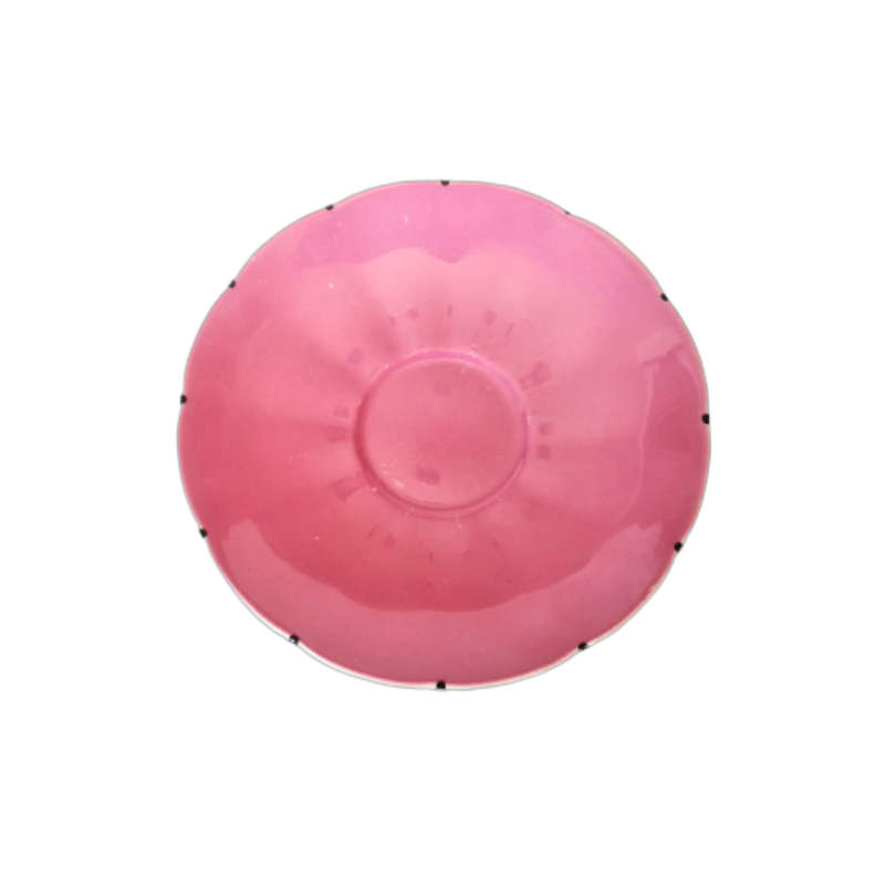 Royal Floral vintage Bright Pink Saucer Bone China