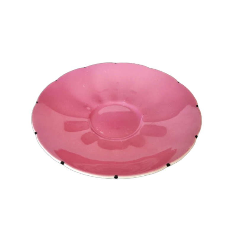 Royal Floral vintage Bright Pink Saucer Bone China