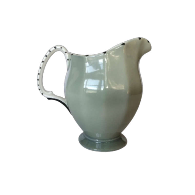 Royal Floral Vintage Grey Milk Jug Bone China