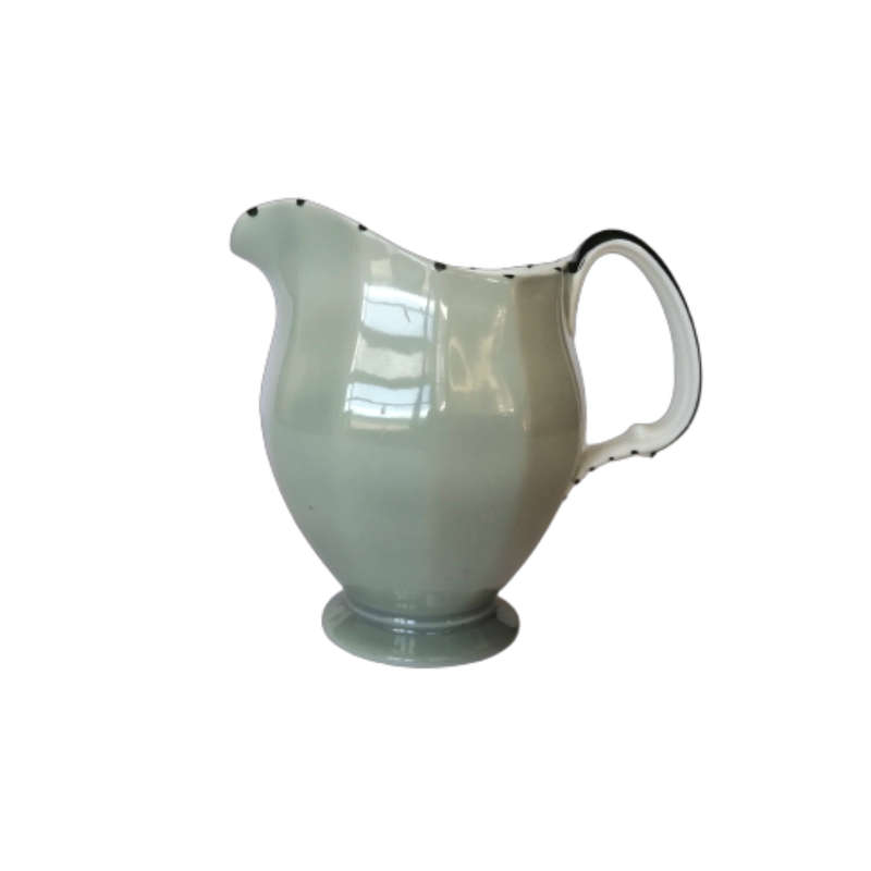 Royal Floral Vintage Grey Milk Jug Bone China