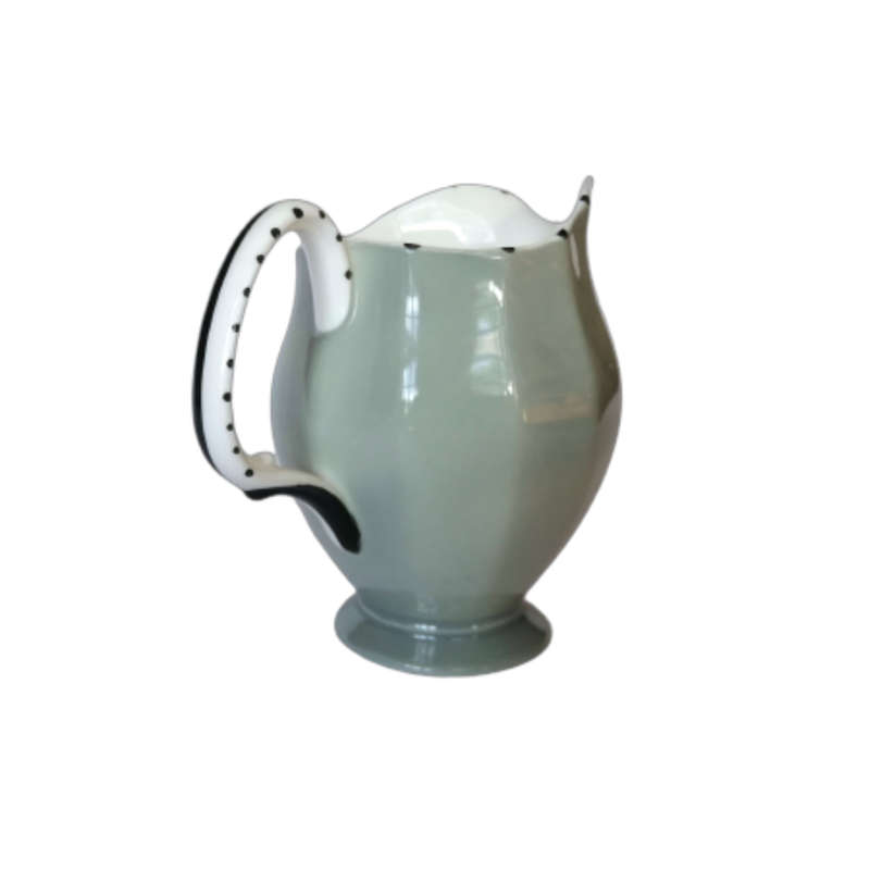 Royal Floral Vintage Grey Milk Jug Bone China