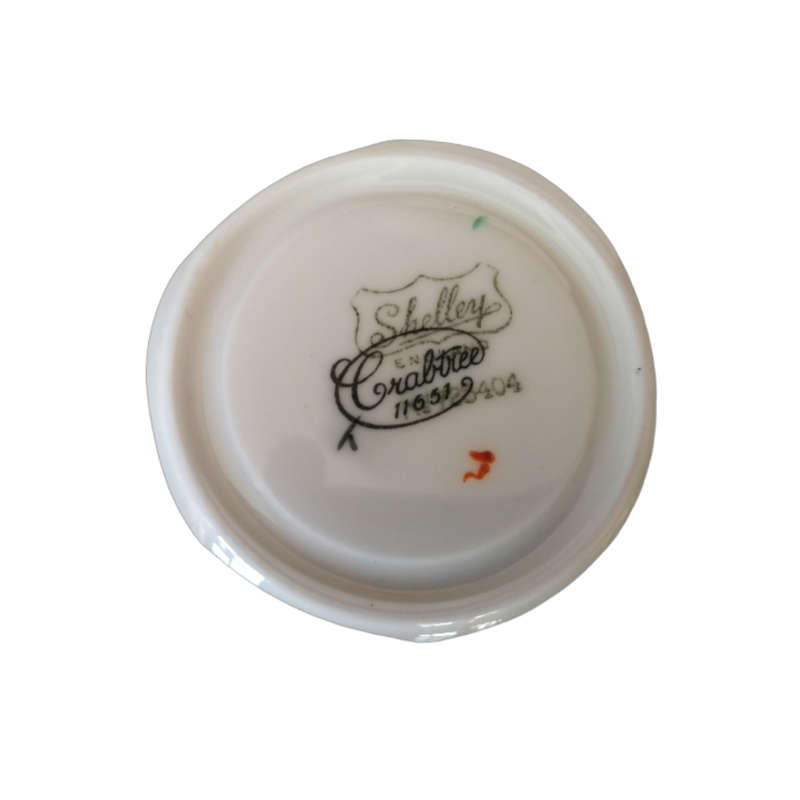Shelley Crabtree cup and saucer duo c1928