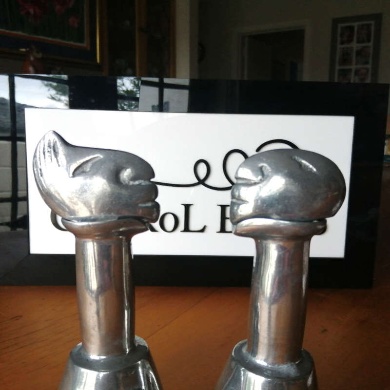 Carrol Boyes  Oil and Vinegar Set Woman Man