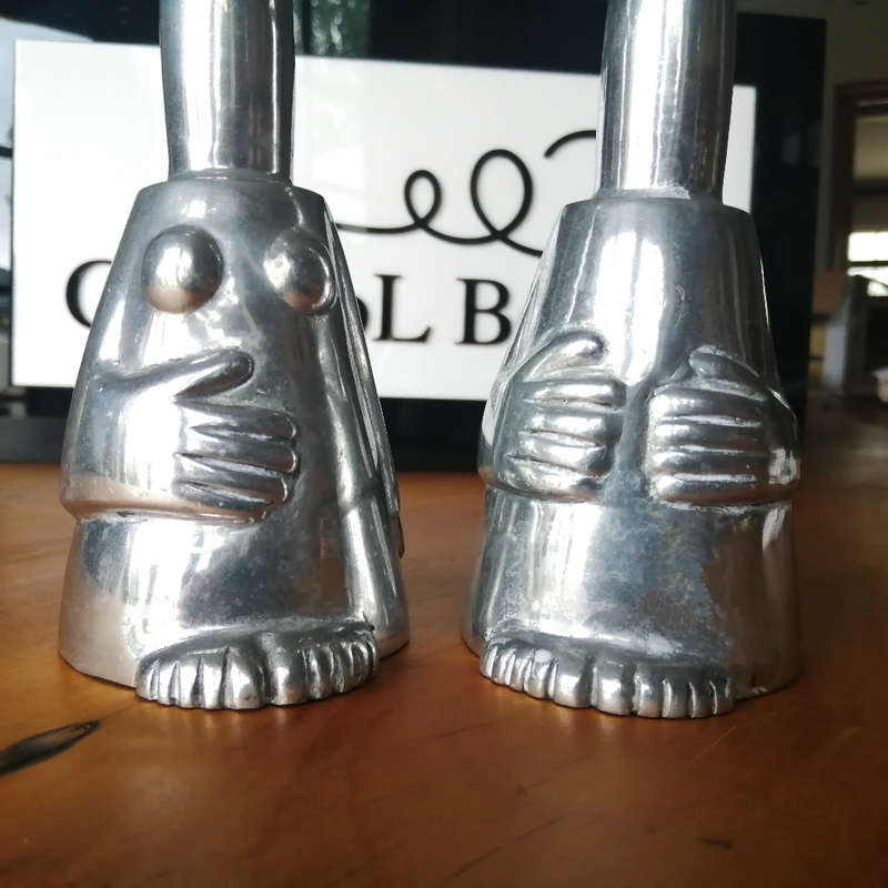 Carrol Boyes  Oil and Vinegar Set Woman Man