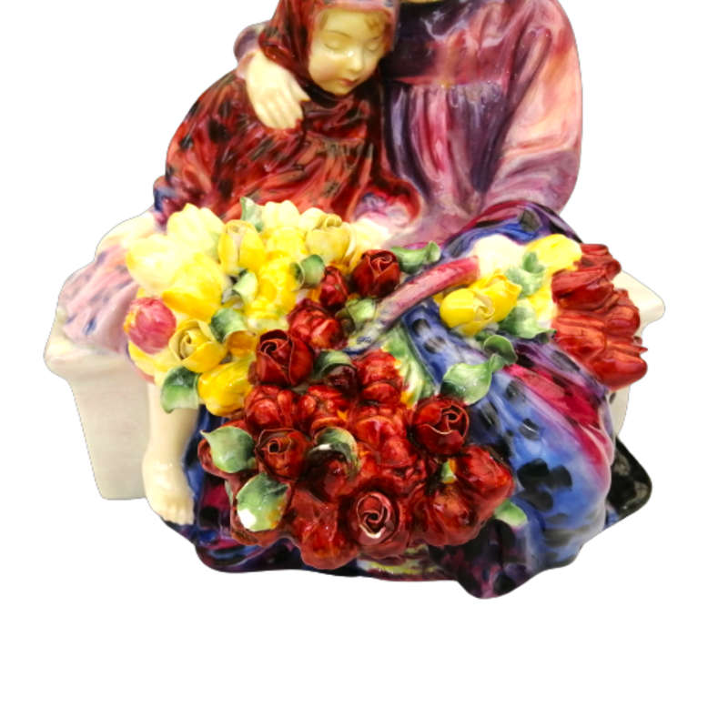 Royal Doulton Figurine Flower Sellers Children HN 1342 early version