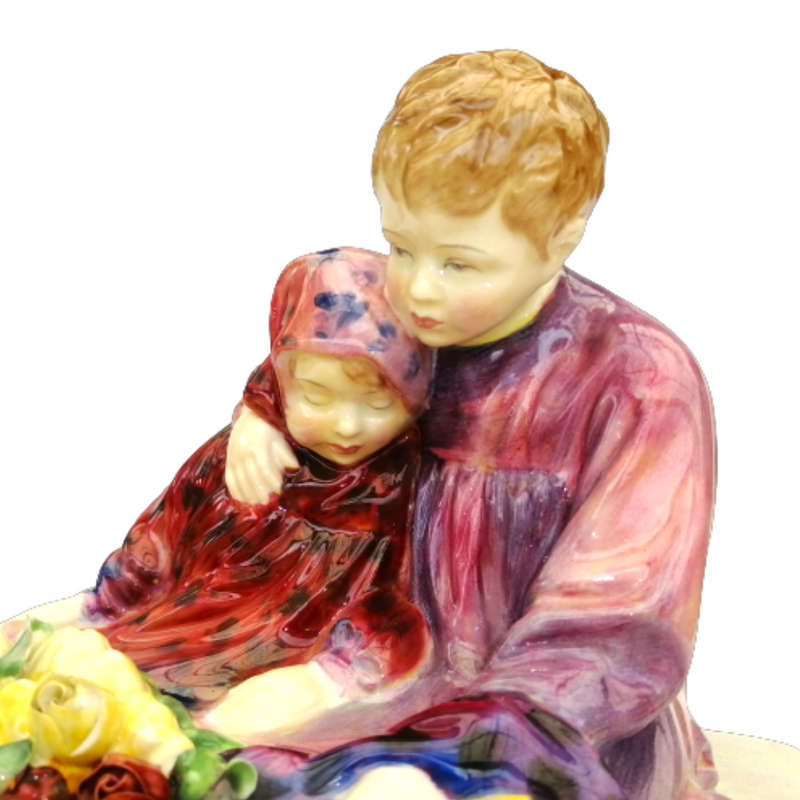 Royal Doulton Figurine Flower Sellers Children HN 1342 early version