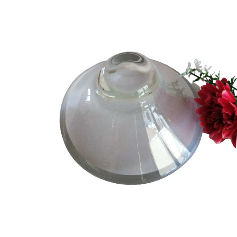 Large Heavy Art Glass Clear Bowl