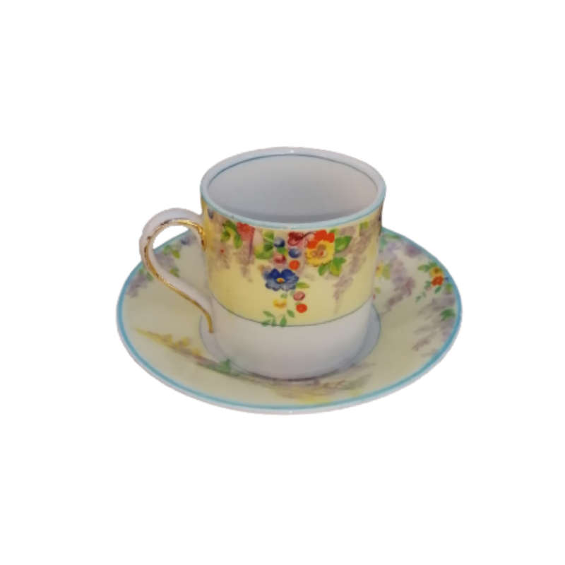 Grindley Windmill Demitasse Cup and Saucer Duo Set