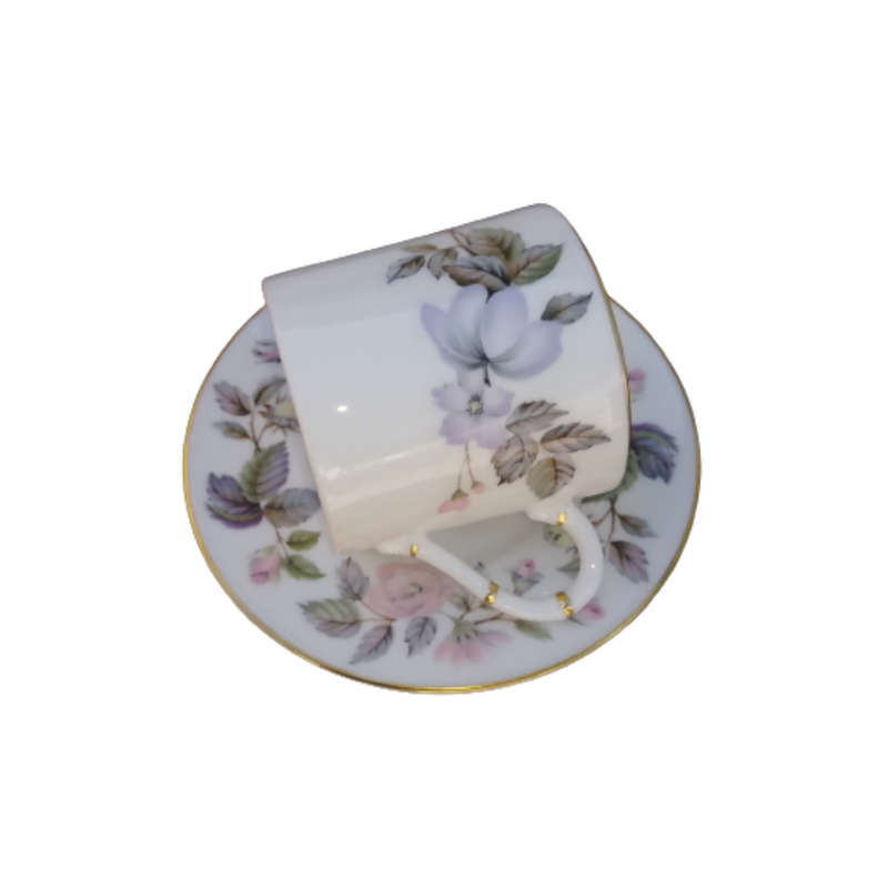 Royal Worcester Demitasse Cup June Garland c.1961