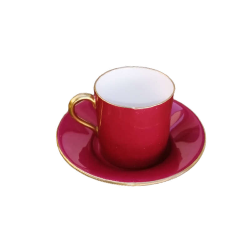 Royal Doulton Red with Gold Demitasse Cup