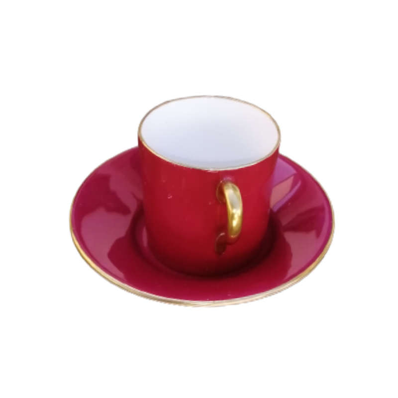 Royal Doulton Red with Gold Demitasse Cup