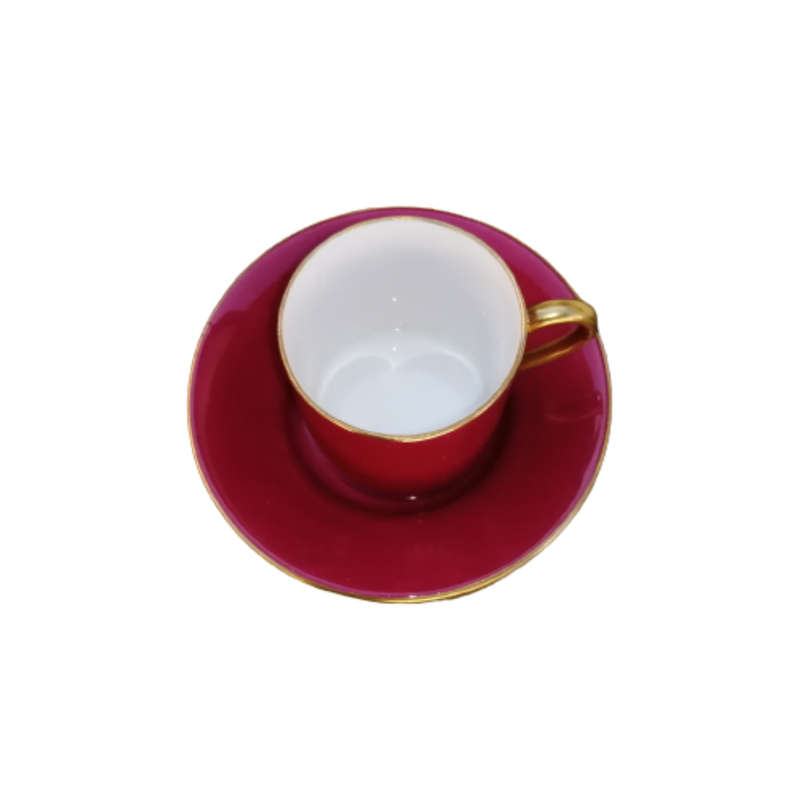 Royal Doulton Red with Gold Demitasse Cup