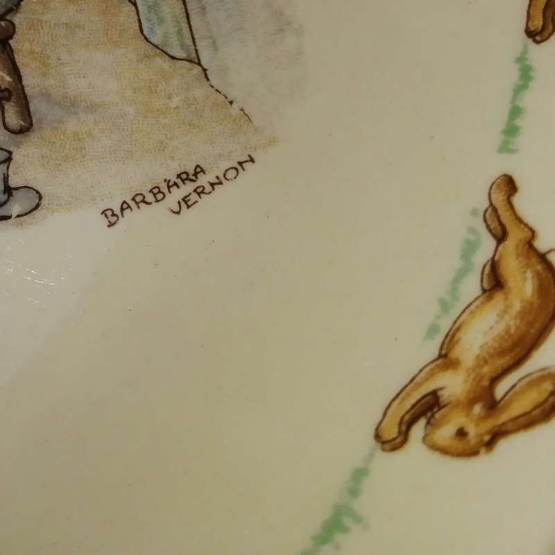 Royal Doulton Bunnykins 1937 - 1953 Large Signed Bowl