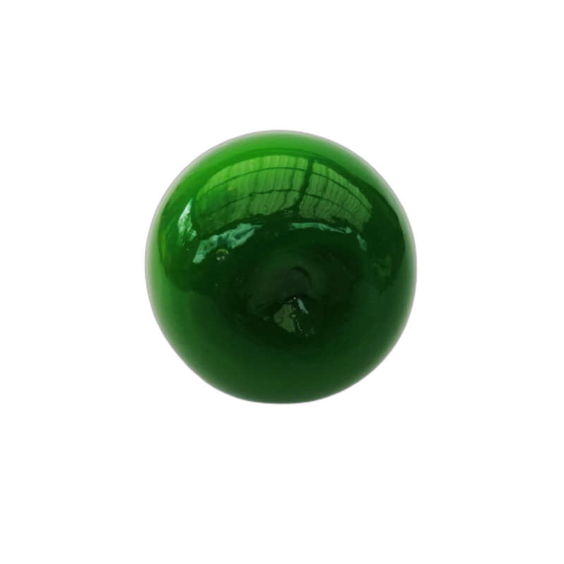 Green Art Glass Large Pear Lifelike
