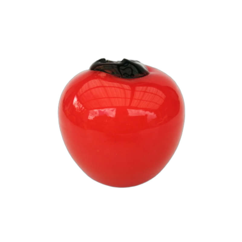 Red Art Glass Large Tomato Lifelike