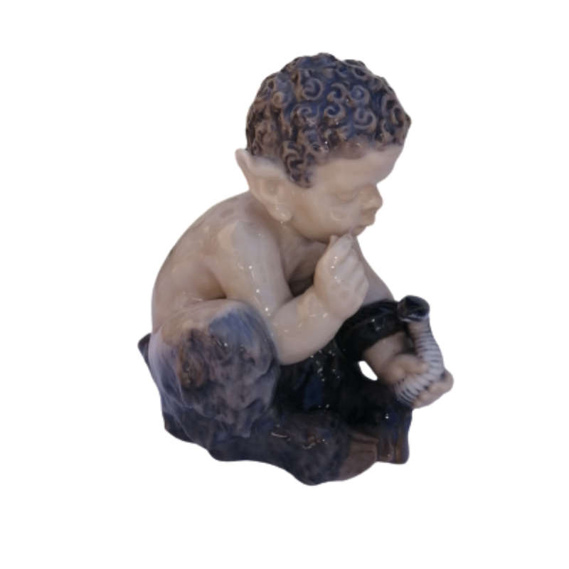 Royal Copenhagen 1712 Faun with a Snake . Chr.Thomsen