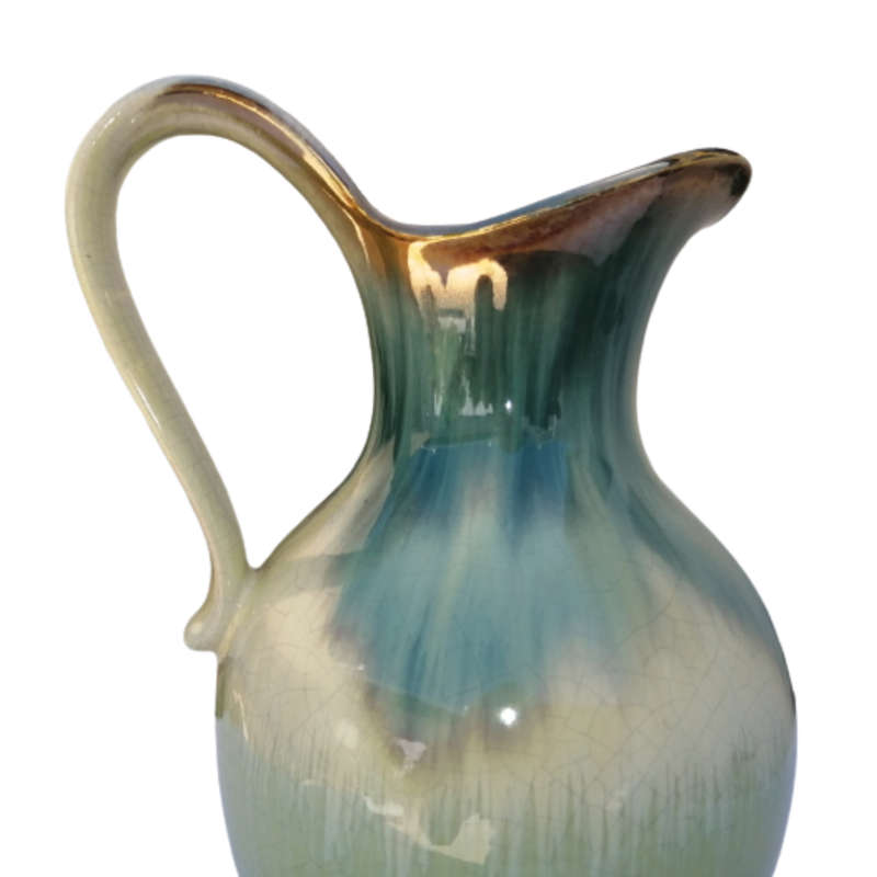 Lustre Large Vintage Earthenware Jug