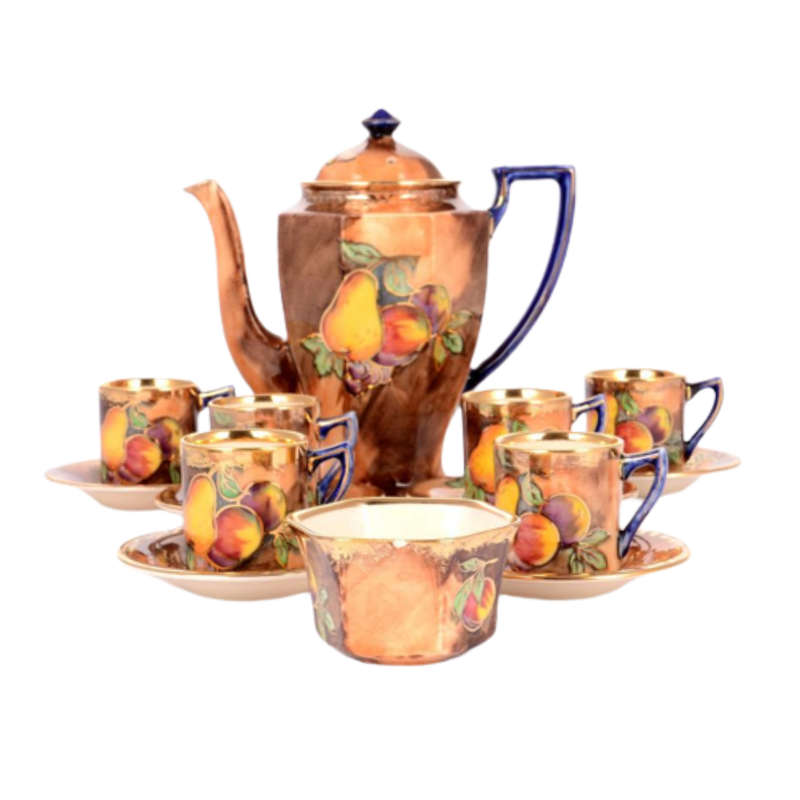 H & K Tunstall Luscious `Marie Louise` pattern Coffeee Set