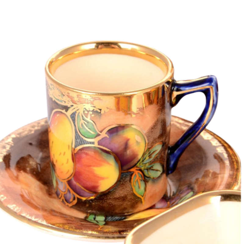 H & K Tunstall Luscious `Marie Louise` pattern Coffeee Set