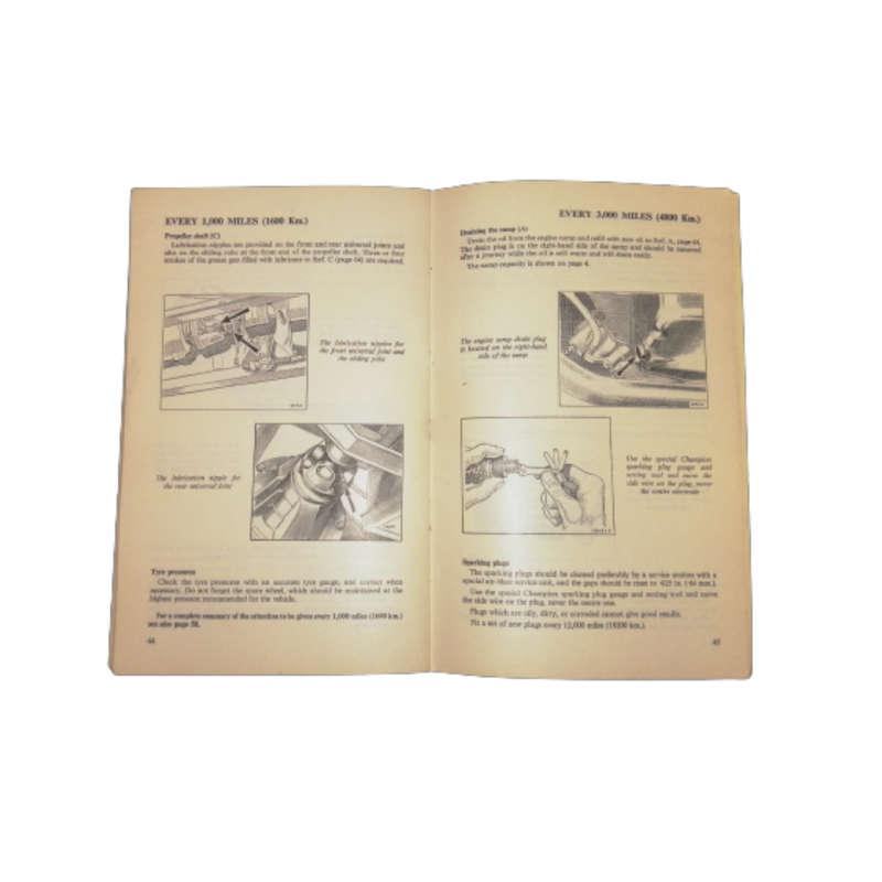 MGA 1600 Series Drivers Handbook and Accessories Booklet