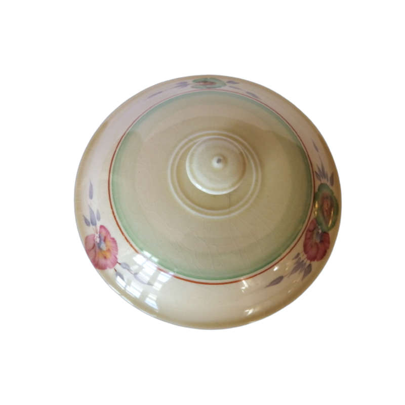 Clarice Cliff serving bowls and Honeydew lidded entree dishes
