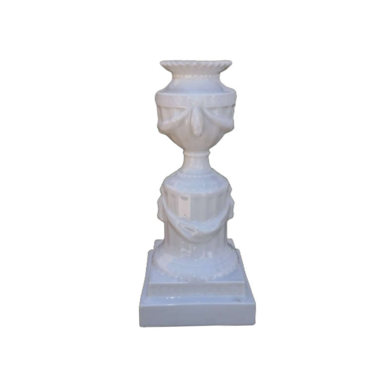Royal Copenhagen White Flora Danica Candlelight holder # 12365