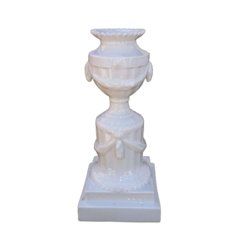 Royal Copenhagen White Flora Danica Candlelight holder # 12365